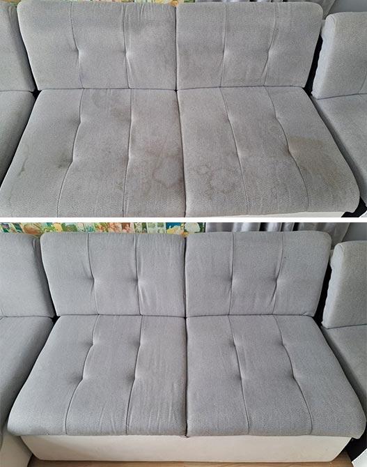 Czyszczenie, pranie tapicerki meblowej. Przed i po zobacz efekty.